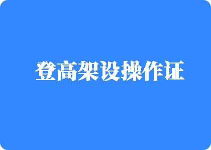 操BB抠B观看了登高架设操作证